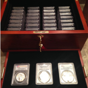 Complete PCGS Platinum Eagle Collection Set